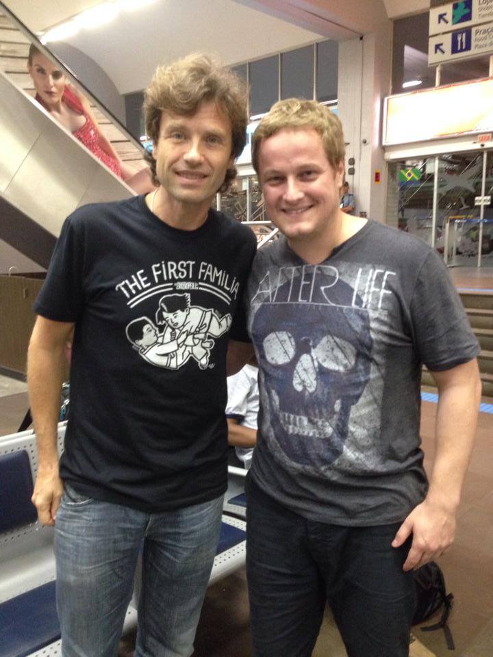 Pic Schmitz | With Hernan Cattaneo before Creamfields | Florianopolis Airport | Florianópolis, SC - BRAZIL