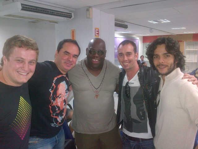 Pic Schmitz | Me, Rick Reiner, Carl Cox, Pete Tha Zouk & Mitch LG aka Essence Of Time | Florianopolis Airport | Florianópolis, SC - BRAZIL